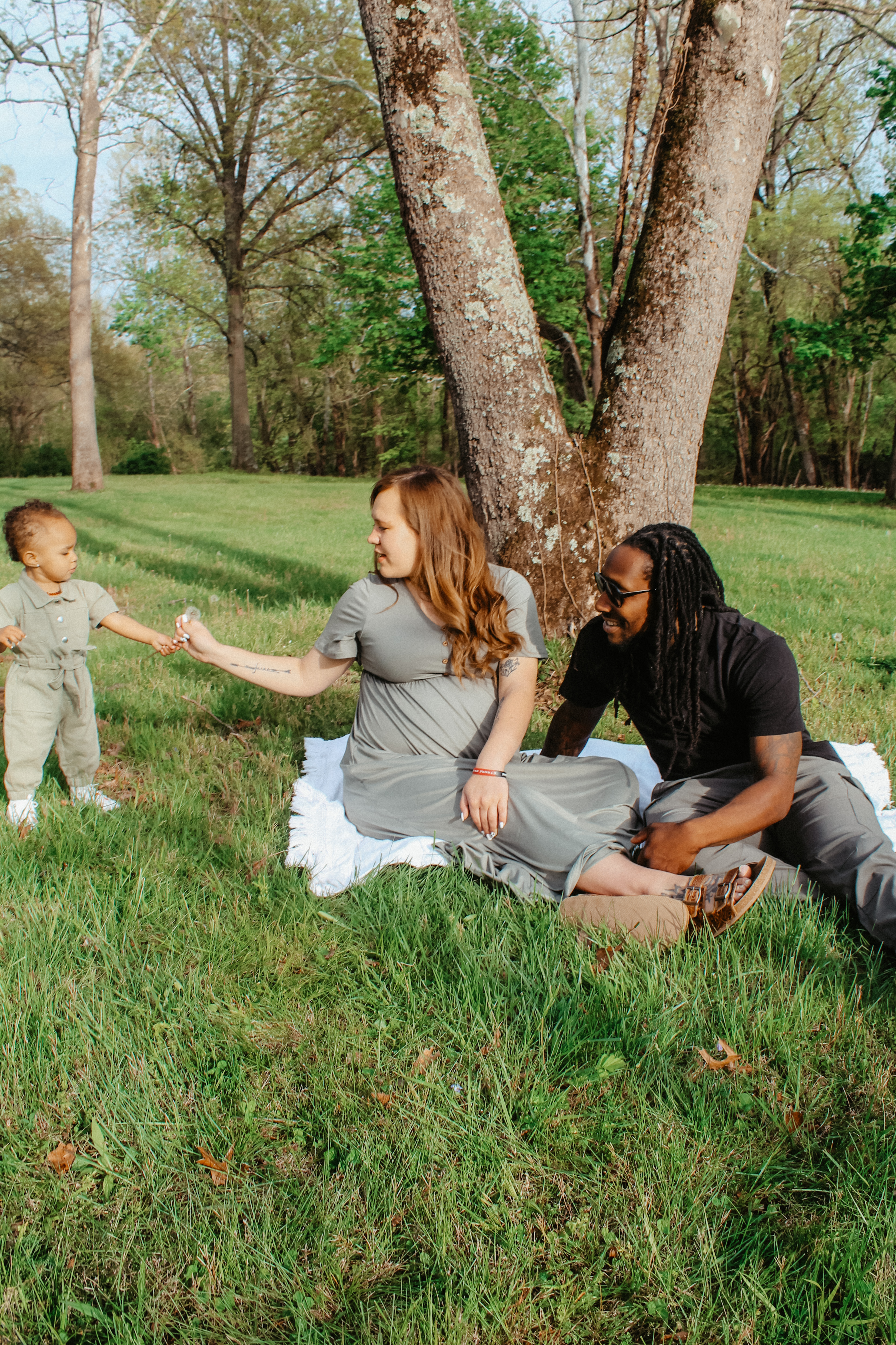 maternity photography, picnic pictures, family maternity photography